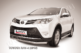 Защита переднего бампера d76 Toyota RAV-4 (2013)