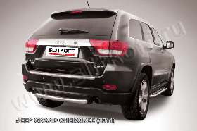 Защита заднего бампера d57 короткая JEEP Grand Cherokee (2011)