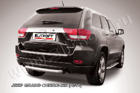 Защита заднего бампера d76 короткая JEEP Grand Cherokee (2011)