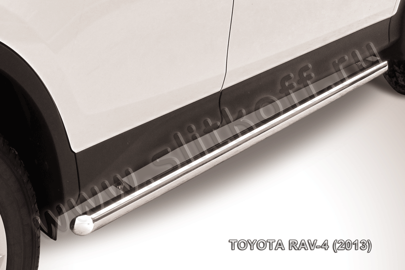 Защита порогов d57 труба Toyota RAV-4 (2013)