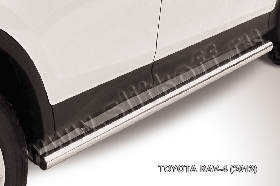 Защита порогов d76 труба Toyota RAV-4 (2013)