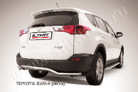 Защита заднего бампера d57 "волна" Toyota RAV-4 (2013)