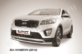 Защита переднего бампера d57 KIA Sorento (2015)