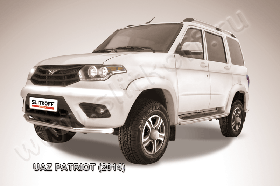 Защита переднего бампера d57 UAZ Patriot 2014