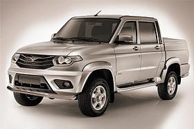 Защита переднего бампера d76 UAZ Pickup (2014)