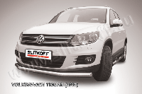 Защита переднего бампера d76 Volkswagen Tiguan (2011)