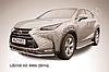 Защита переднего бампера d57 Lexus NX 300h, фото 2