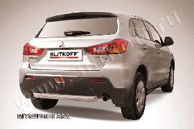 Защита заднего бампера d76 короткая Mitsubishi ASX