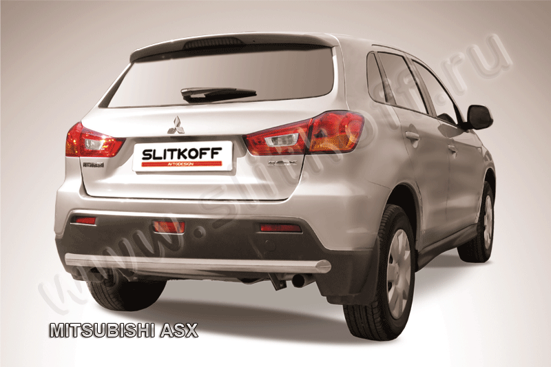 Защита заднего бампера d57 Mitsubishi ASX