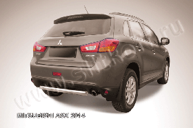 Защита заднего бампера d76 короткая Mitsubishi ASX (2014)