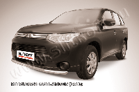 Защита переднего бампера d57 Mitsubishi Outlander (2013)