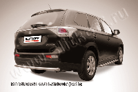 Защита заднего бампера d57 короткая Mitsubishi Outlander (2013)