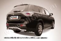 Защита заднего бампера d57 "волна" Mitsubishi Outlander (2014)