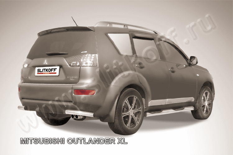 Уголки d57 Mitsubishi Outlander XL (до 2010) - фото 2 - id-p131411880