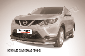 Защита переднего бампера d57 Nissan QASHQAI (2014)