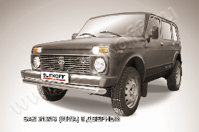 Защита переднего бампера d76 Lada 4x4 (ВАЗ 21213 NIVA 5-дверная)