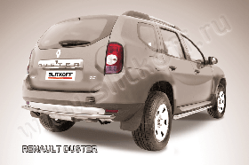 Защита заднего бампера d42 Renault Duster