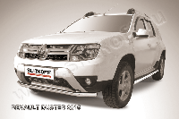 Защита переднего d57 бампера Renault Duster (2015)