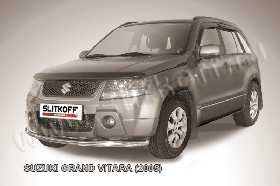 Защита переднего бампера d57 Suzuki Grand Vitara (2005)