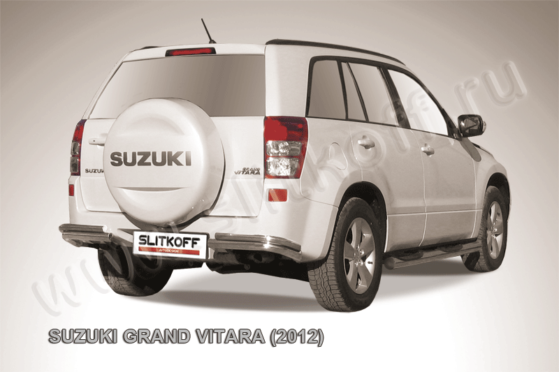Уголки d57+d42 двойные Suzuki Grand Vitara  (2012)