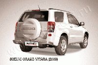 Уголки d57+d42 двойные Suzuki Grand Vitara (трехдверная 2008)