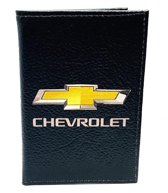 Обложка для автодокументов «Chevrolet» натуральная кожа - фото 3 - id-p131419832