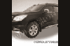 Пороги алюминиевые "Luxe Black" на Chevrolet Trailblazer, фото 5