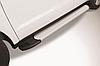 Пороги алюминиевые "Optima Silver" 1700 серебристые Geely Emgrand X7 (2016), фото 2