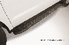Пороги алюминиевые "Optima Black" 1700 черные Geely Emgrand X7, фото 3