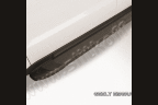Пороги алюминиевые "Optima Black" 1700 черные Geely Emgrand X7 - фото 4 - id-p131425192