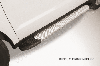 Пороги алюминиевые "Optima Silver" 1700 серебристые Geely Emgrand X7, фото 3