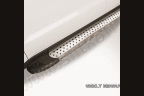 Пороги алюминиевые "Standart Silver" 1700 серебристые Geely Emgrand X7 - фото 4 - id-p131425196
