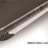 Пороги алюминиевые "Optima Silver" 1800 серебристые Haval H6 - фото 4 - id-p131425218
