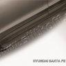 Пороги алюминиевые "Optima Black" на Hyundai Santa Fe (2012) - фото 4 - id-p131425257