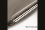 Пороги алюминиевые "Luxe Silver" на KIA Sportage (2010) - фото 4 - id-p131425305