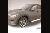 Пороги алюминиевые "Optima Silver" 1700 серебристые Mazda CX5 (2014), фото 5