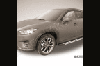 Пороги алюминиевые "Luxe Black" 1700 черные Mazda CX5 (2014), фото 5