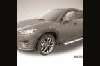 Пороги алюминиевые "Luxe Silver" 1700 серебристые Mazda CX5 (2014), фото 5