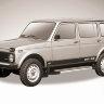 Пороги алюминиевые "Luxe Silver" 1700 серебристые Lada 4x4 (ВАЗ 21213 NIVA 5-дверная) - фото 5 - id-p131425378