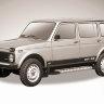 Пороги алюминиевые "Standart Silver" 1700 серебристые Lada 4x4 (ВАЗ 21213 NIVA 5-дверная), фото 5