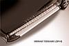Пороги алюминиевые "Optima Silver" 1700 серебристые Nissan Terrano (2014), фото 2