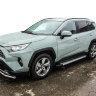 Пороги алюминиевые "Standart Silver" 1700 TOYOTA RAV-4 (2019), фото 6