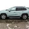 Пороги алюминиевые "Standart Silver" 1700 TOYOTA RAV-4 (2019), фото 7