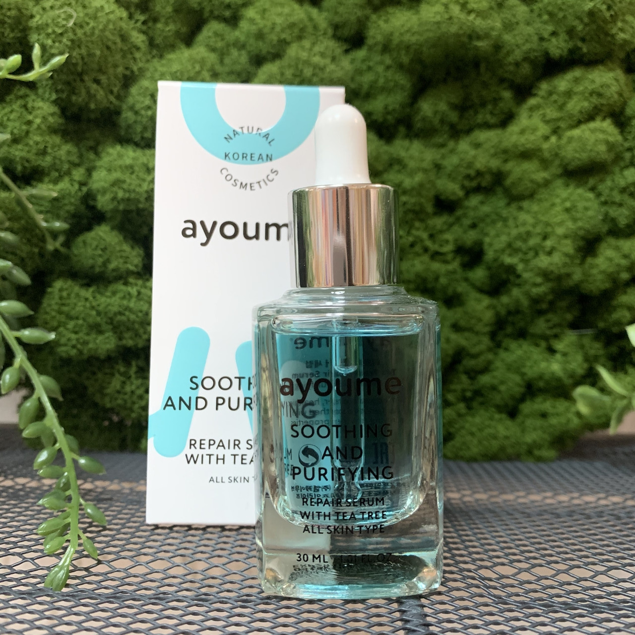 Успокаивающая сыворотка для лица Ayoume Tea Tree Soothing & Purifying Serum, 30 мл