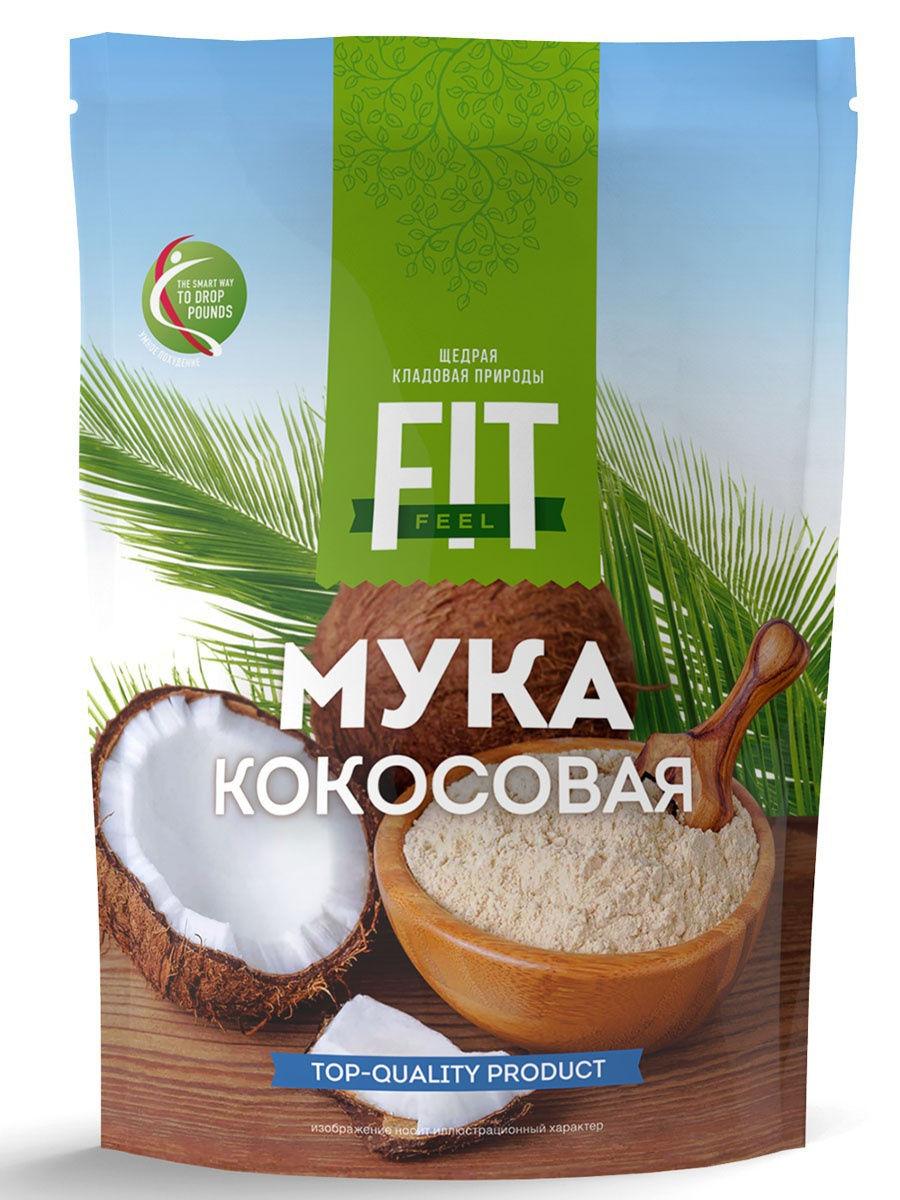 Кокосовая мука ФитПарад 400 гр ГОДНА ДО 12.12.23 г