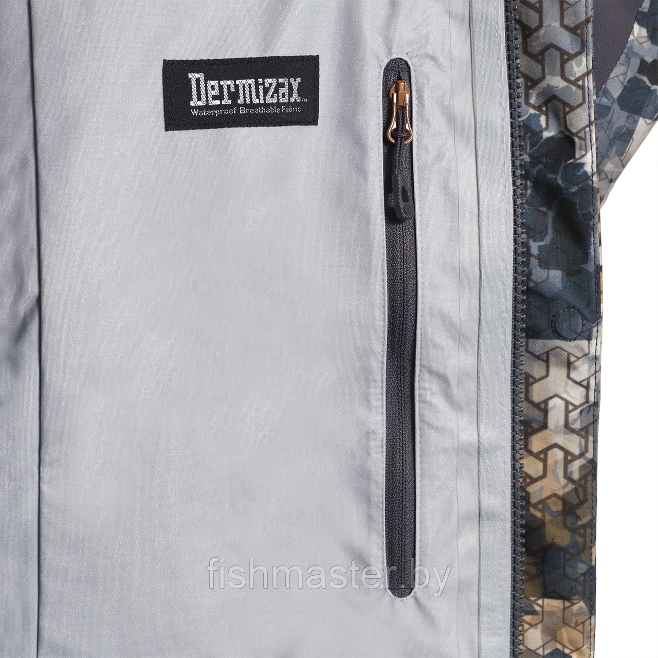 Куртка FHM "Guard Competition Print" Принт серо-оранжевый/Серый 3 слойная мембрана Toray Dermizax 20000/10000 - фото 8 - id-p131430874