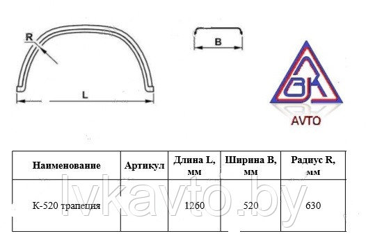 Крыло пластик К520