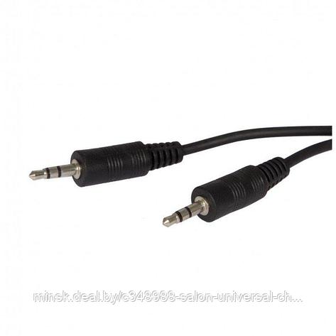 Кабель AUX - Аукс 3.5jack(шт)-3.5jack(шт) черный, 0.5 м (Арбаком), фото 2