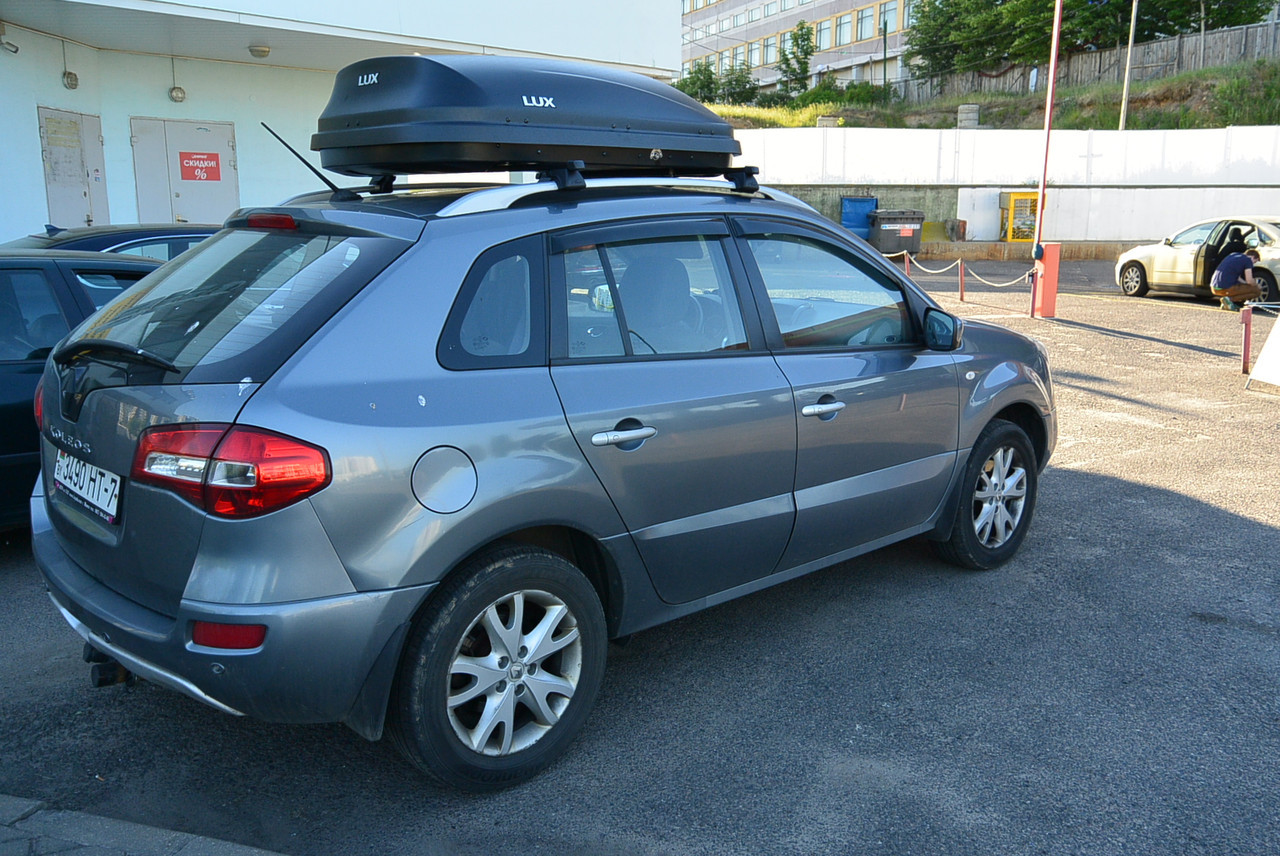 Багажник LUX ДЧ-120 на рейлинги BMW X3 (E83), внедорожник, 2003-2010 - фото 2 - id-p131437628