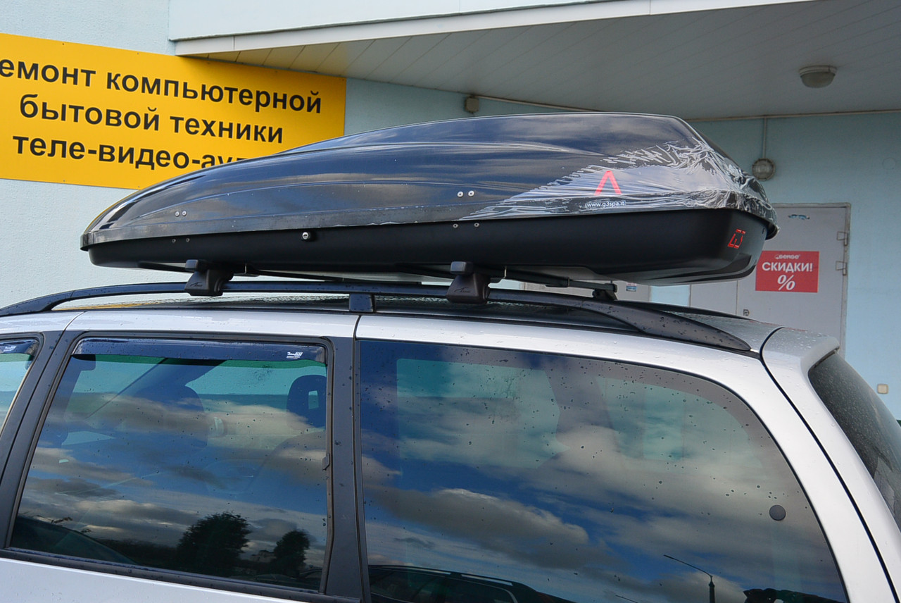 Багажник LUX ДЧ-120 на рейлинги Dacia Sandero Stepway, хэтчбек, 2009- - фото 4 - id-p131437663